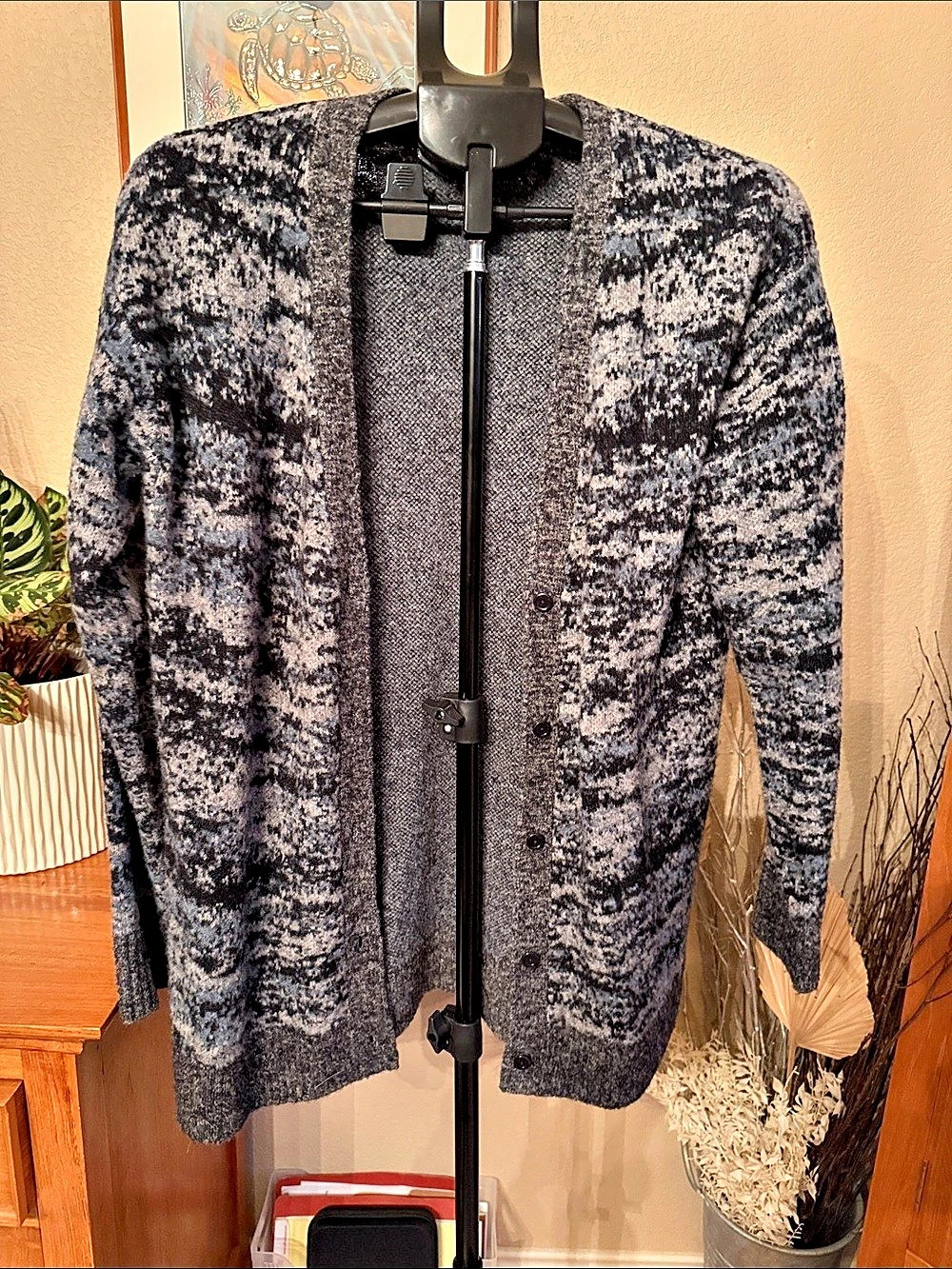 Athleta Women's Abstract Knit Cardigan Size Medium